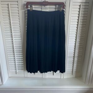 Ralph Lauren Black Midi A-Line Skirt